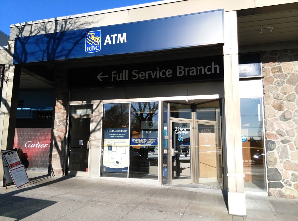 RBC Royal Bank | 2514 Bayview Ave, North York, ON M2L 1A9, Canada | Phone: (416) 510-3080