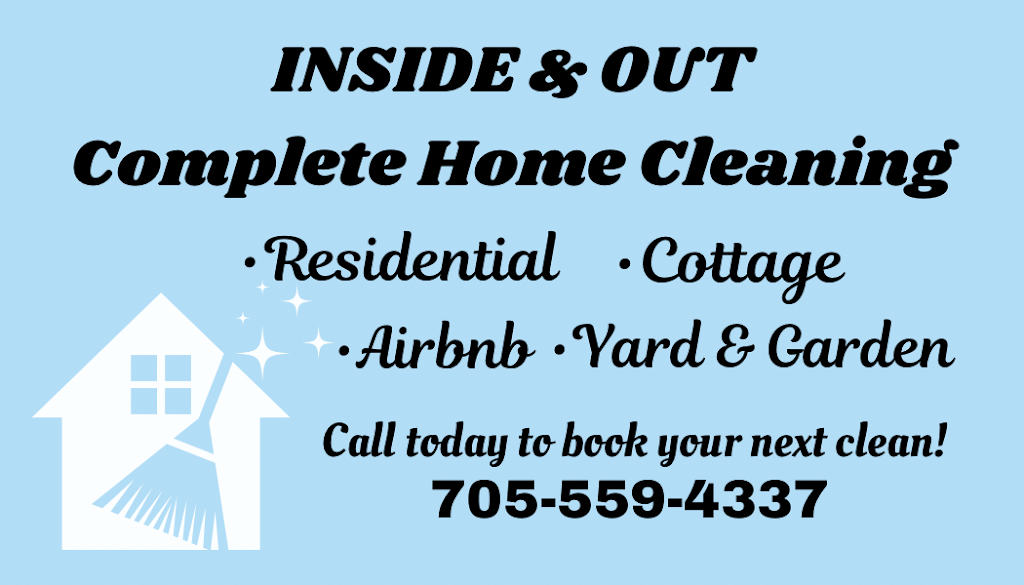 Inside & Out Complete Home Cleaning | 99 Bridge St W, Campbellford, ON K0L 1L0, Canada | Phone: (705) 559-4337