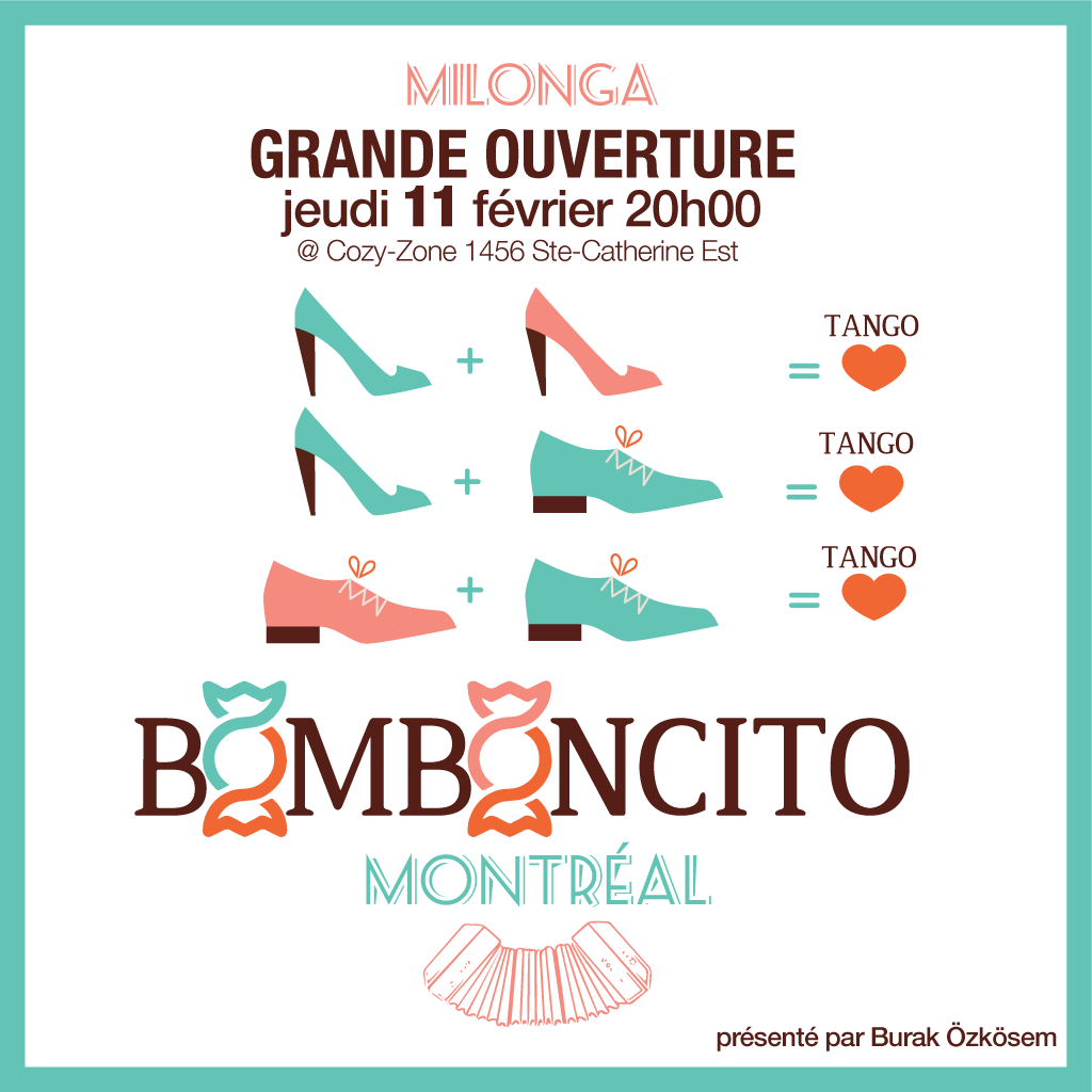 Milonga Bomboncito | 1456 Rue Sainte-Catherine E, Montréal, QC H2L 2H8, Canada | Phone: (514) 778-4626