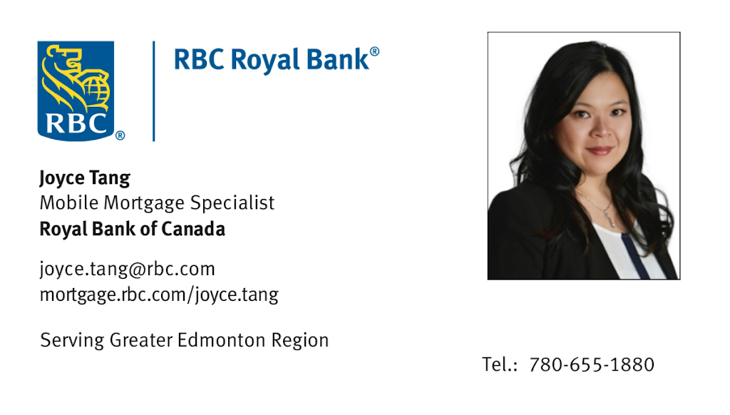 Joyce Tang - RBC Senior Mortgage Specialist | 9102 142 St NW, Edmonton, AB T5R 0M7, Canada | Phone: (780) 655-1880