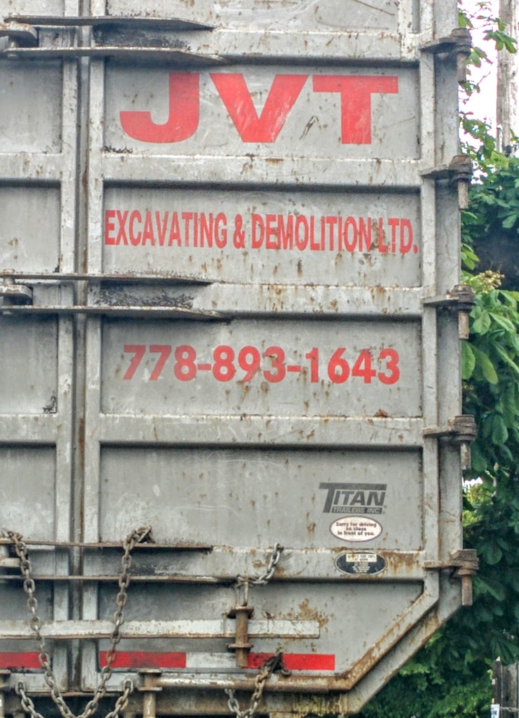 J V T Excavating & Demolition Ltd | 9074 144 St, Surrey, BC V3V 5Z9, Canada | Phone: (778) 893-1643