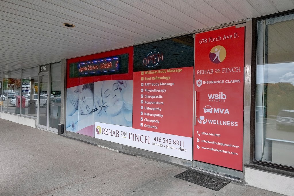 Rehab On Finch | 678 Finch Ave E, North York, ON M2K 2E6, Canada | Phone: (416) 546-8911