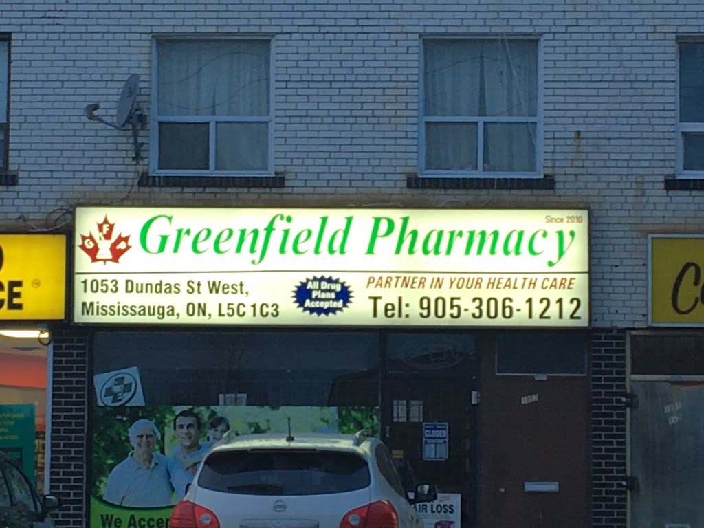 Greenfield Pharmacy | 1055 Dundas St W, Mississauga, ON L5C 1C3, Canada | Phone: (905) 306-1212