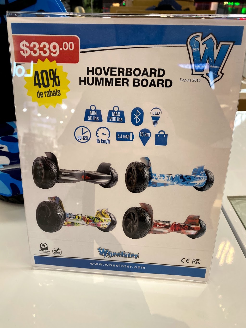 Wheelster | Hoverboard à Québec | 5401 Boulevard des Galeries, Québec, QC G2K 1N4, Canada | Phone: (855) 943-3558