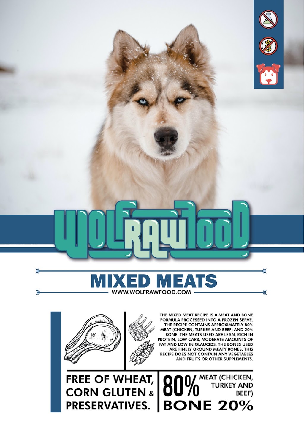 Wolf Raw Food | 3398 Chartrand Crescent, Mississauga, ON L5L 4C4, Canada | Phone: (647) 894-4072