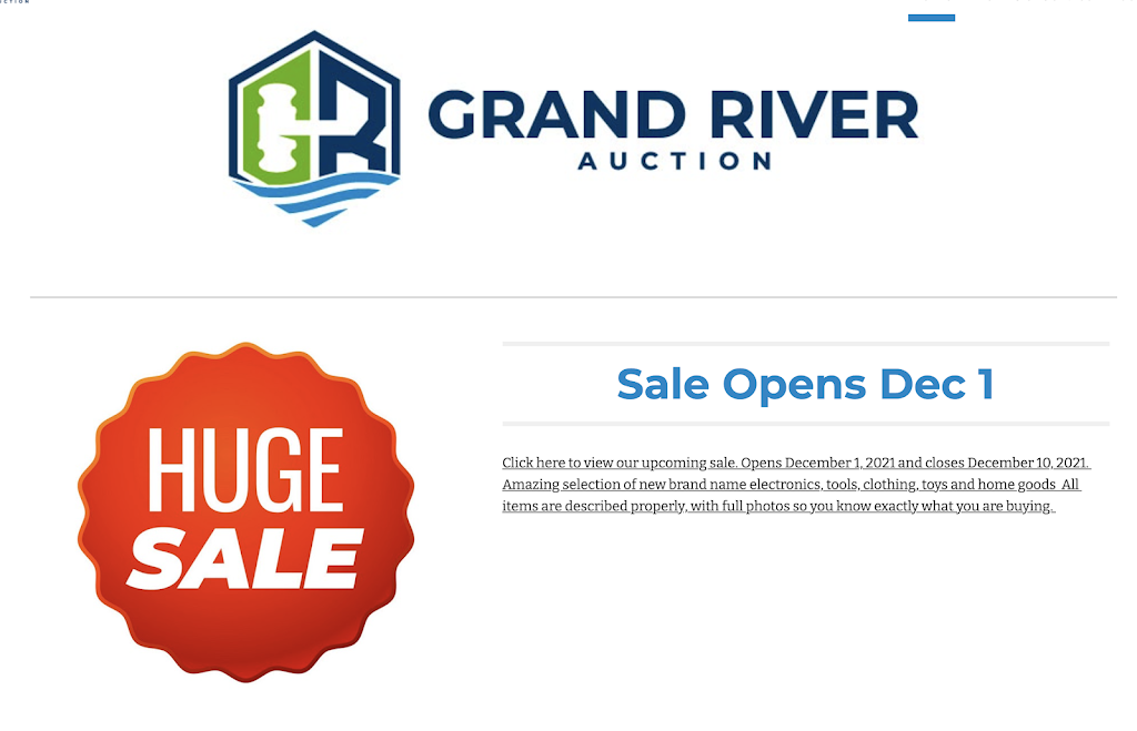 Grand River Auction | 1600 Industrial Rd Unit B7, Cambridge, ON N3H 5G7, Canada | Phone: (226) 338-0202