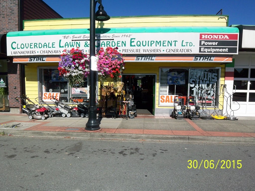 Cloverdale Lawn & Garden Equipment | 5824 176 St, Surrey, BC V3S 4E2, Canada | Phone: (604) 574-3050