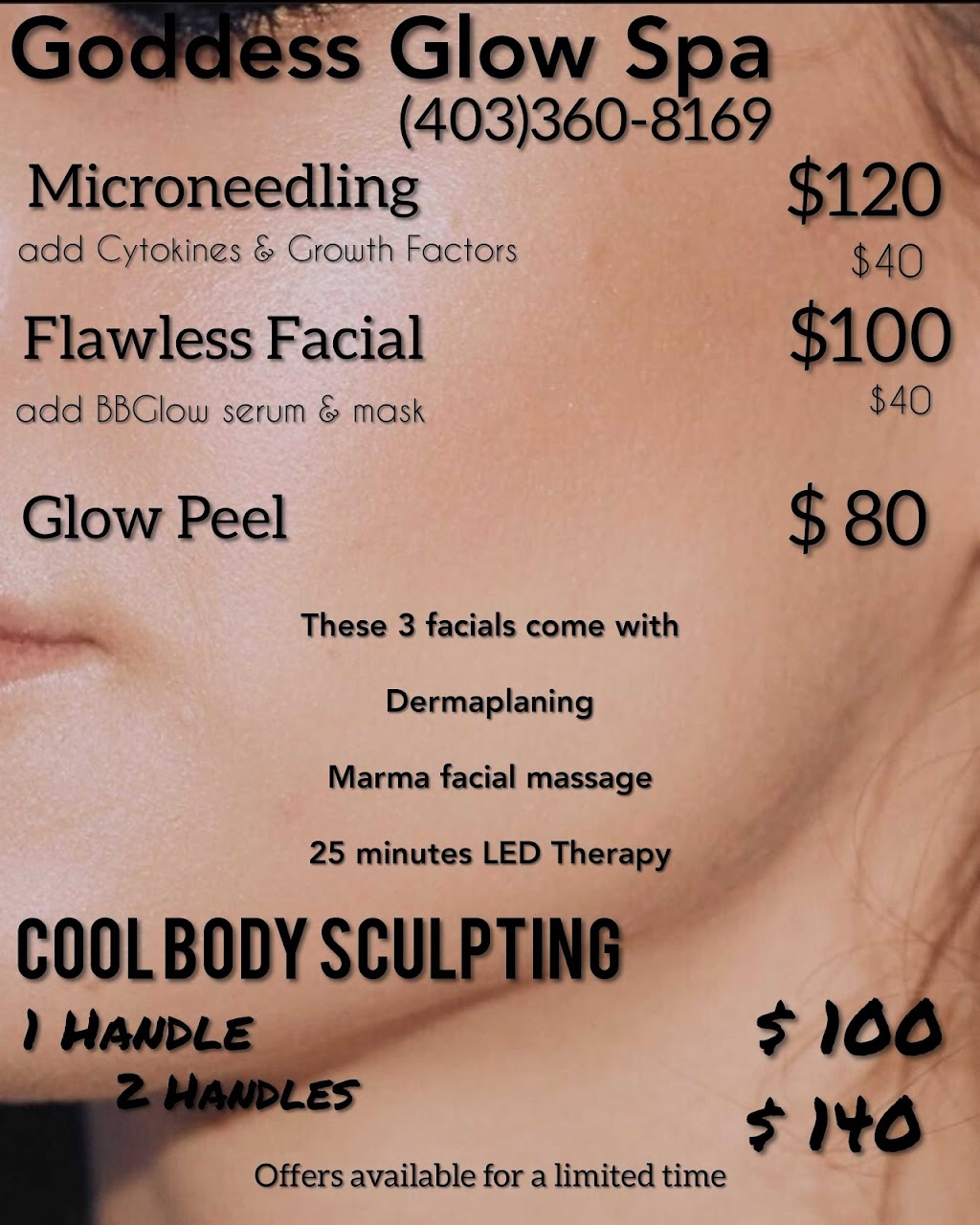 Goddess Glow Spa | 306 4 St N, Picture Butte, AB T0K 1V0, Canada | Phone: (403) 360-8169