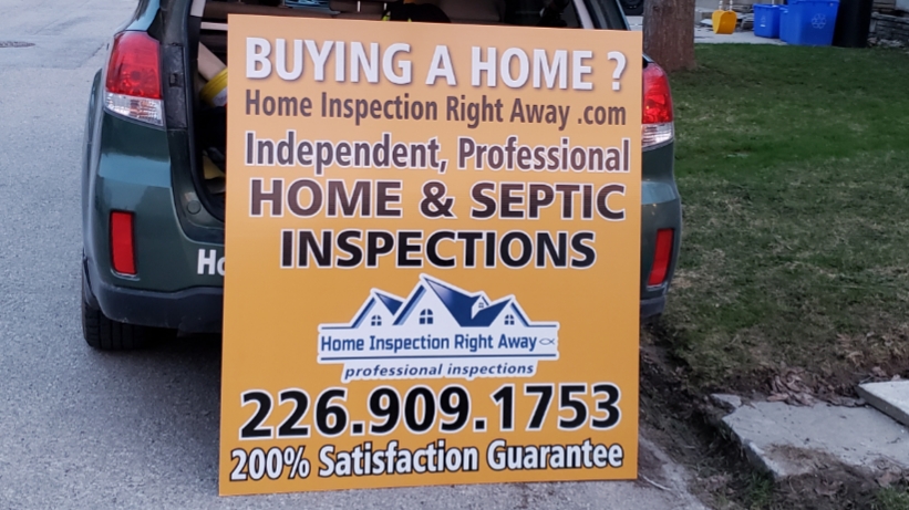 Home Inspection Right Away - Certified, Insured, Professional | 801 30th St W, Owen Sound, ON N4K 6V5, Canada | Phone: (226) 909-1753