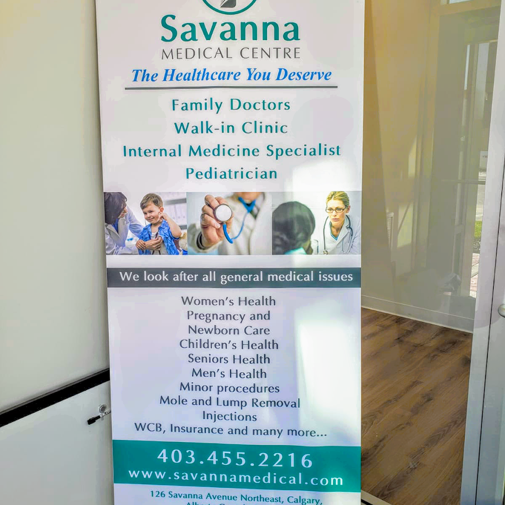 Savanna Medical Centre | 126 Savanna Ave NE, Calgary, AB T3J 2E3, Canada | Phone: (403) 455-2216