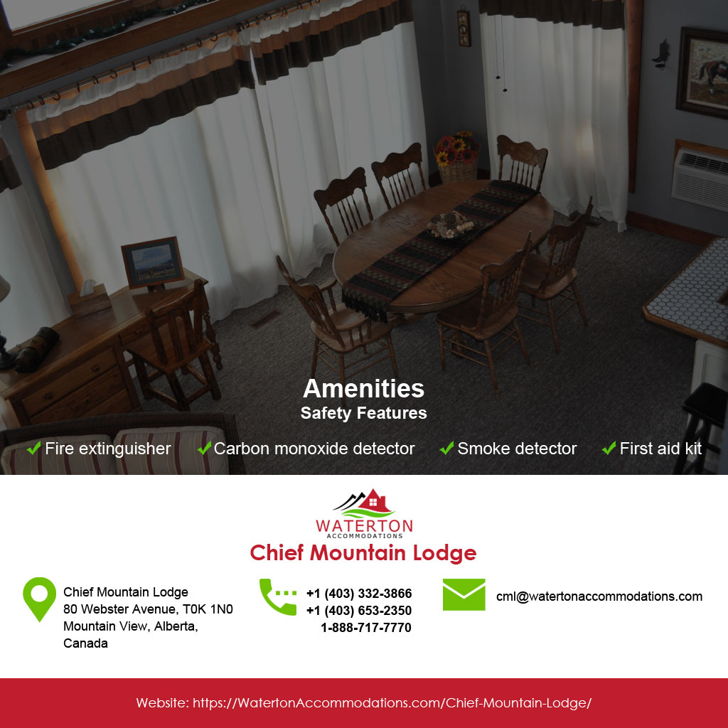 Chief Mountain Lodge | Box 126, 80 Webster Ave, Mountain View, AB T0K 1N0, Canada | Phone: (403) 332-3866