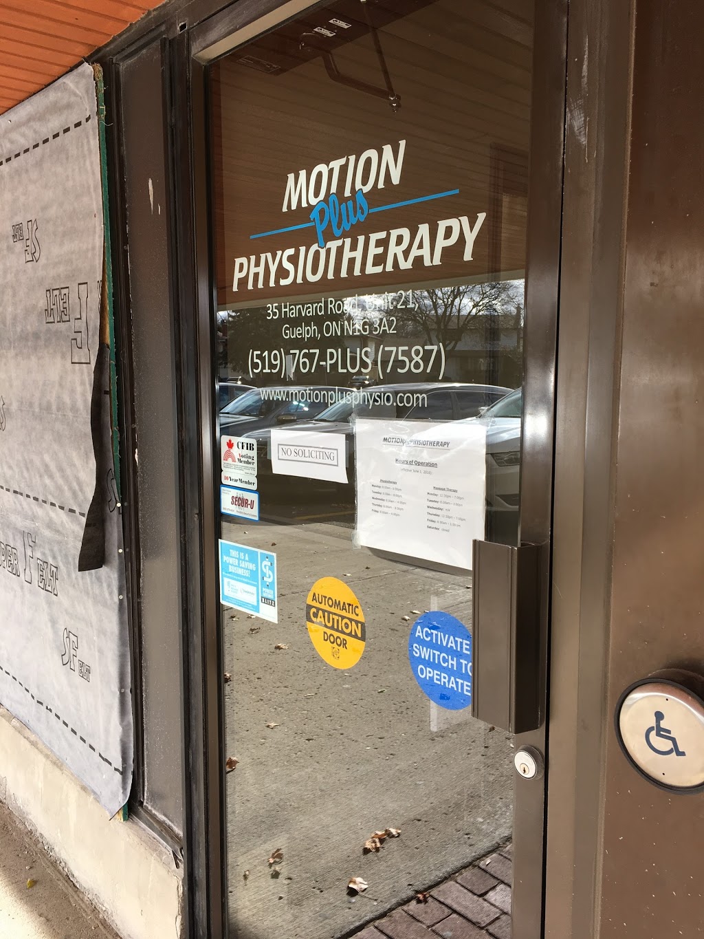 Motion Plus Physiotherapy | 35 Harvard Rd, Guelph, ON N1G 3A2, Canada | Phone: (519) 767-7587