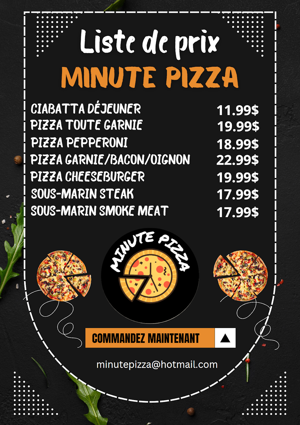 Minute Pizza | 1600 Bd de Port Royal, Bécancour, QC G9H 0J1, Canada | Phone: (819) 384-3322