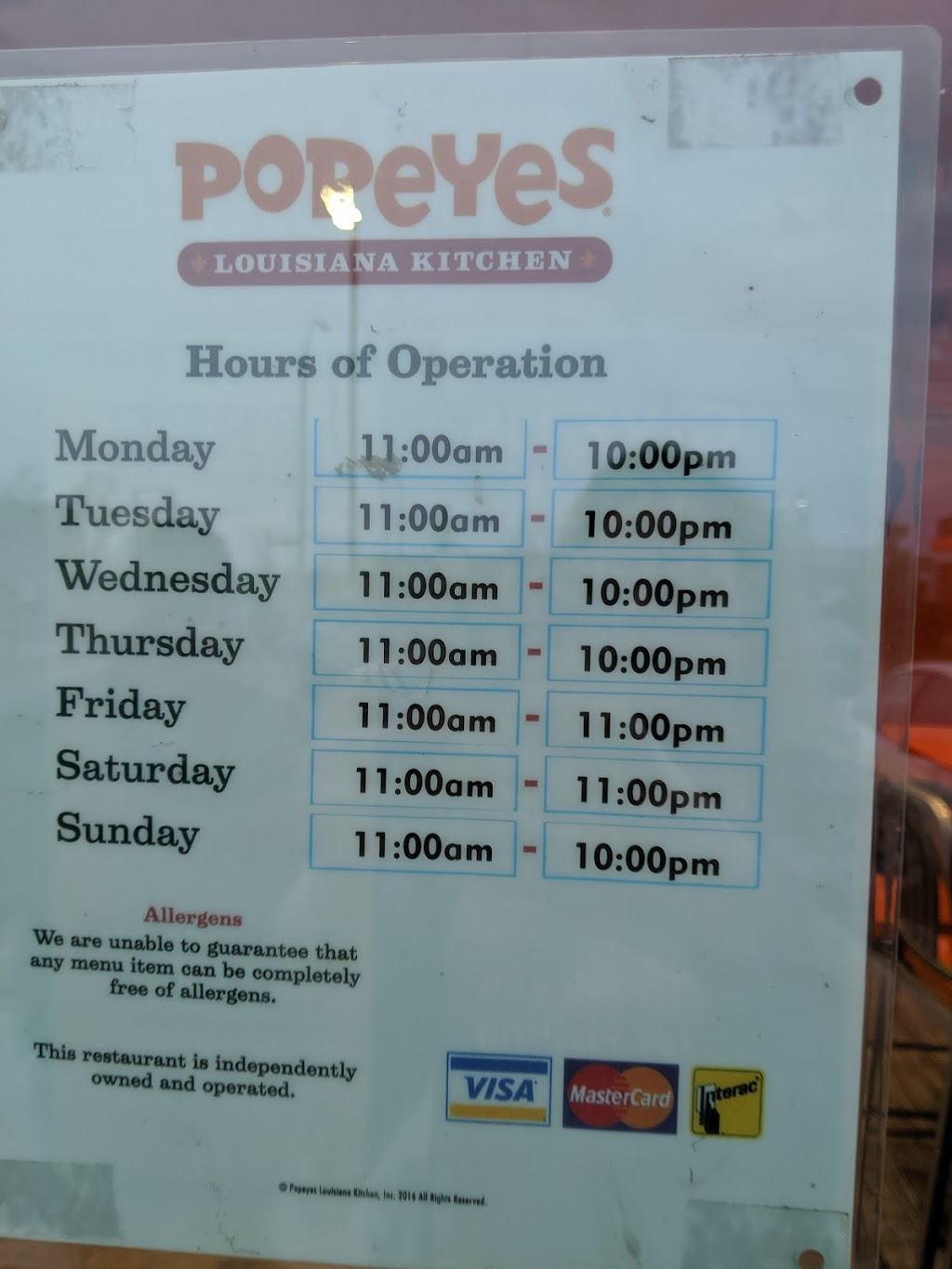 Popeyes Louisiana Kitchen | 725 Mistatim Way Northwest, Edmonton, AB T6V 0M8, Canada | Phone: (780) 454-9599