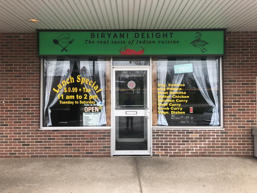 Biryani Delight | 5 Municipal St, Guelph, ON N1G 1G8, Canada | Phone: (519) 837-3899