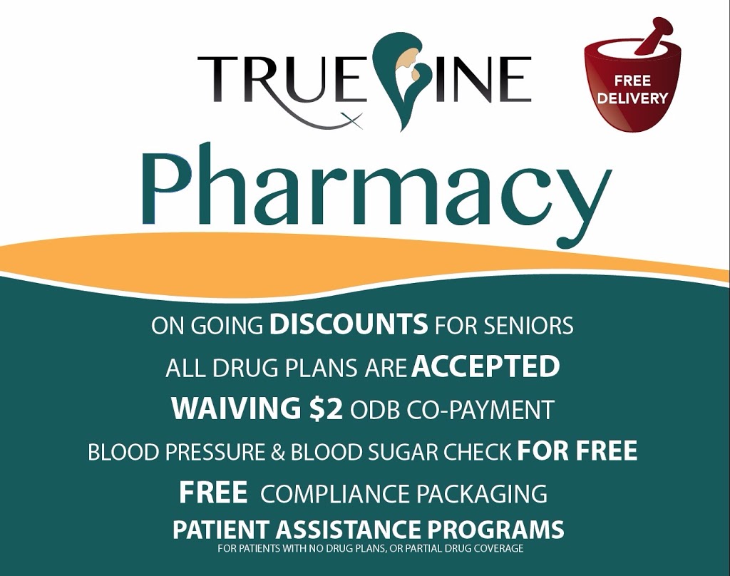 True Vine Pharmacy and clinic | 90 Wellington St N Unit 105-B, Hamilton, ON L8R 1N1, Canada | Phone: (905) 570-1111