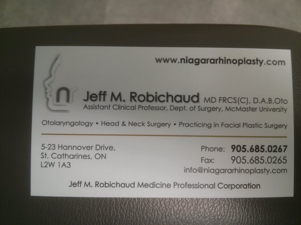 Dr. Jeff M Robichaud | 23 Hannover Dr unit # 5, St. Catharines, ON L2W 1A3, Canada | Phone: (905) 685-0267