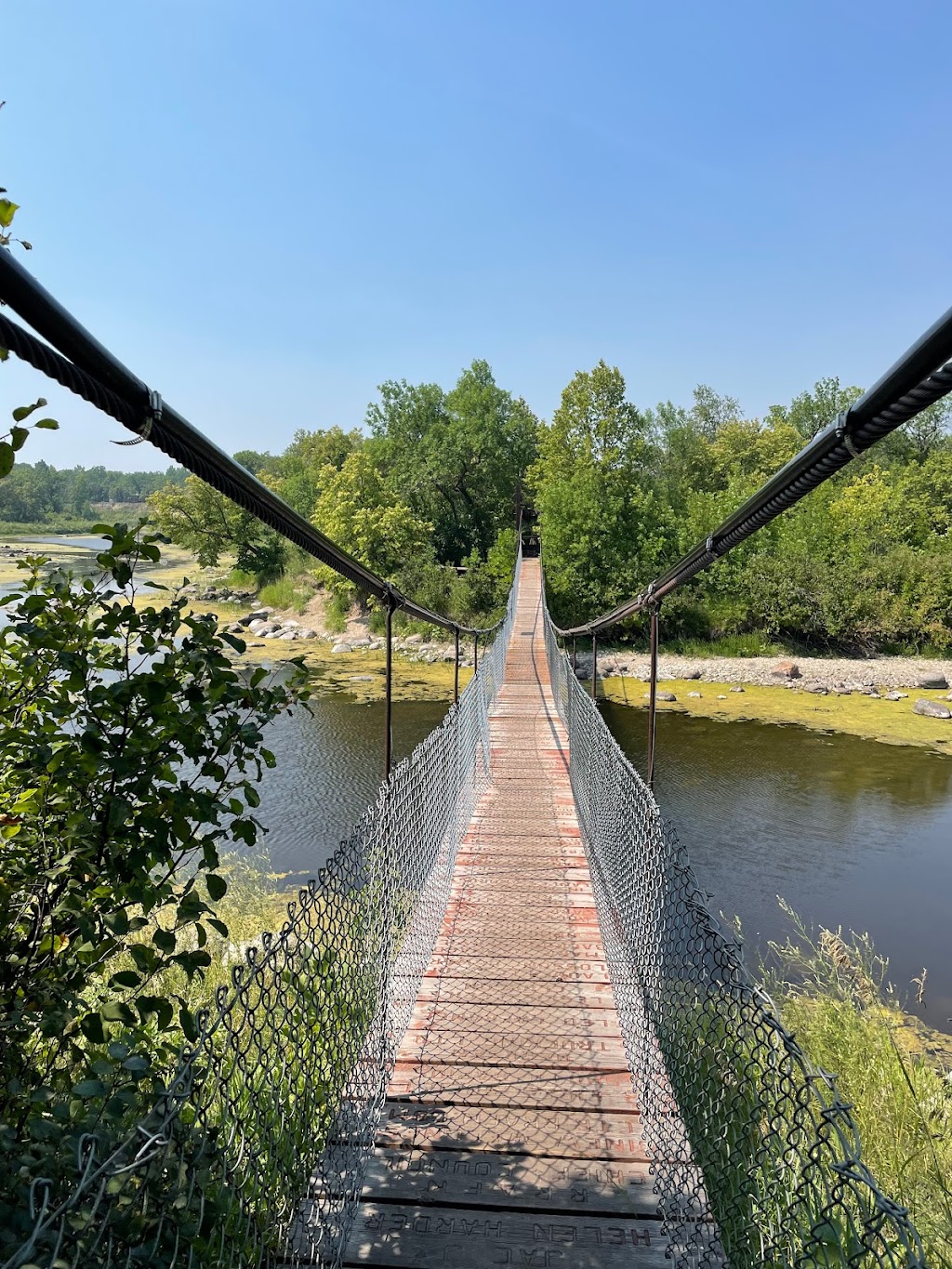 Swinging bridge | 13079 B 345, Saint Malo, MB R0A 1T0, Canada | Phone: (204) 427-2922