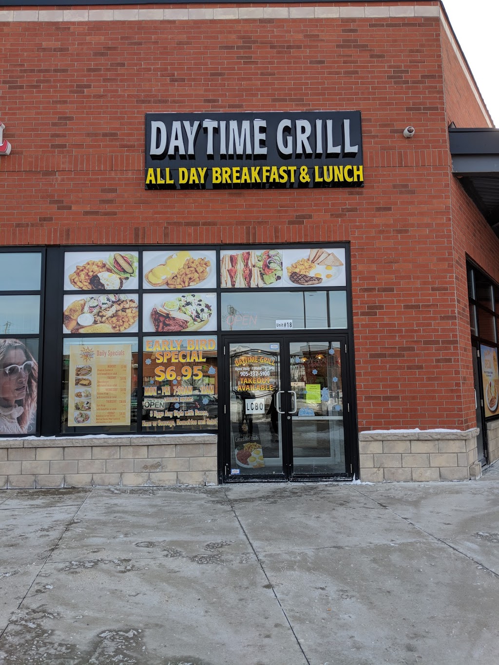 Daytime Grill | 1860 Appleby Line, Burlington, ON L7L 6A1, Canada | Phone: (905) 332-5100