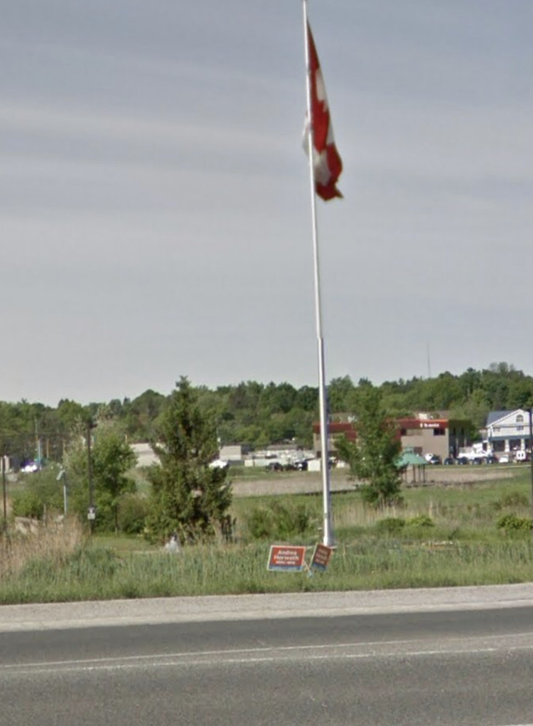 Canadian Flag Monument | ON-10, Orangeville, ON L0N, Canada