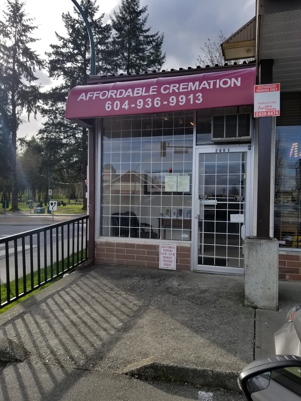 Affordable Cremation & Burial Ltd. | 2801 Shaughnessy St, Coquitlam, BC V3C 3M1, Canada | Phone: (604) 936-9913