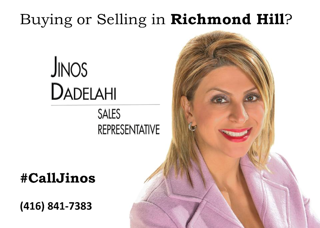 Real Estate Specialist - Jinos Dadelahi - REMAX Realtron, Richmo | 11685 Yonge St, Richmond Hill, ON L4E 0K7, Canada | Phone: (416) 841-7383