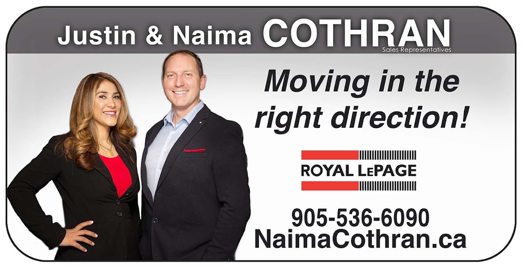 Justin and Naima Cothran Realtors | 987 Rymal Rd E, Hamilton, ON L8W 3M2, Canada | Phone: (905) 574-4600