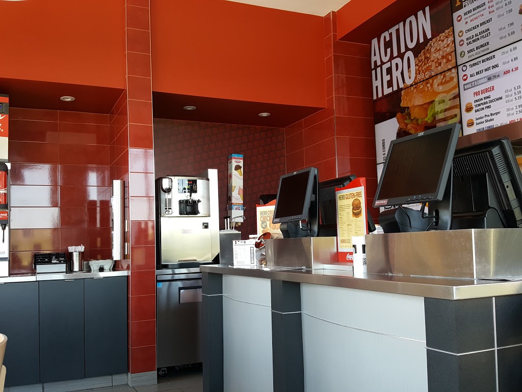 Hero Certified Burgers | 444 Holland St W, Bradford, ON L3Z 0G1, Canada | Phone: (905) 775-4449