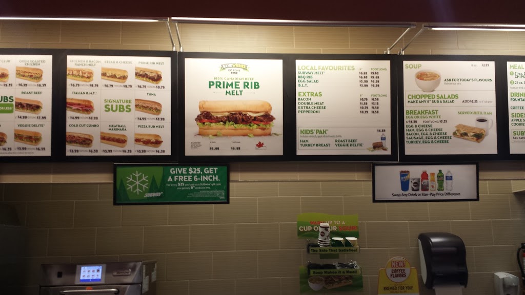 Subway | 2537 Hamilton Regional Rd 56 Unit B9, Binbrook, ON L0R 1C0, Canada | Phone: (905) 692-6111