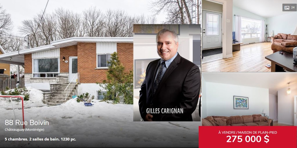 Courtier immobilier à Châteauguay - Gilles Carignan | 289 A Boulevard DAnjou, Châteauguay, QC J6J 2R4, Canada | Phone: (514) 824-9956