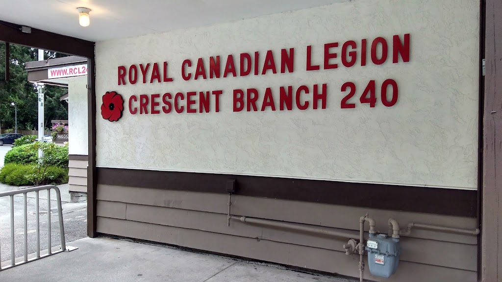 Royal Canadian Legion Branch 240 | 2643 128th St, Surrey, BC V4A 3W6, Canada | Phone: (604) 535-1080