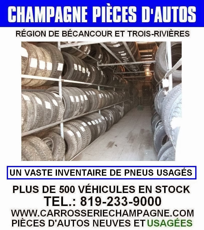 Champagne Car Parts / Body Champagne | 1800 Avenue Descôteaux, Bécancour, QC G9H 1W2, Canada | Phone: (819) 233-9000