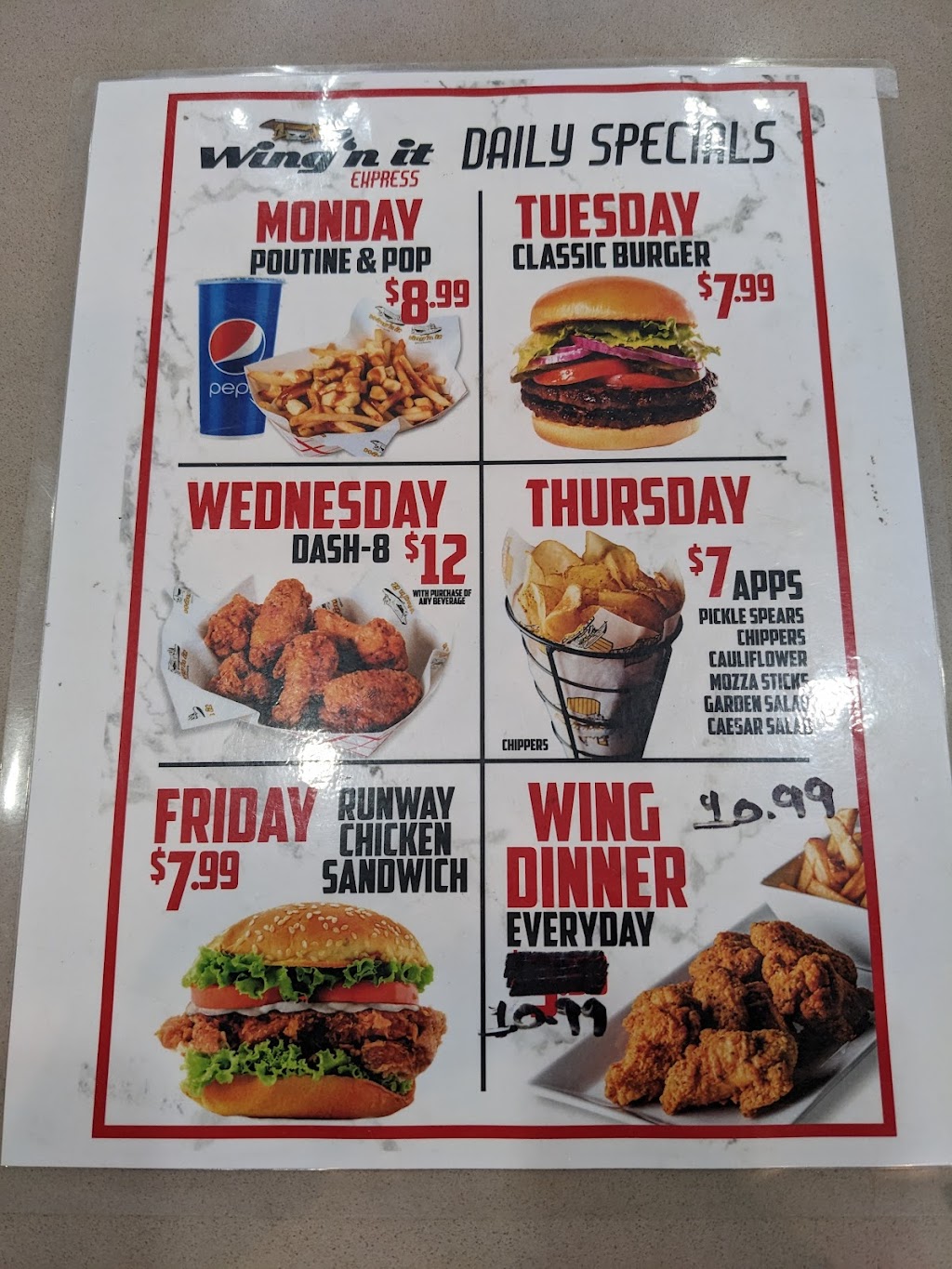 WingN It Express | 2125 16th St E, Owen Sound, ON N4K 0E2, Canada | Phone: (519) 376-6868