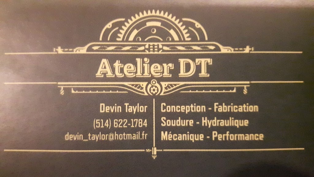 Atelier D.T | 4539 2e Ave, Avenue 2 du Domaine Beaudoin, Sainte-Julienne, QC J0K 2T0, Canada | Phone: (514) 622-1784