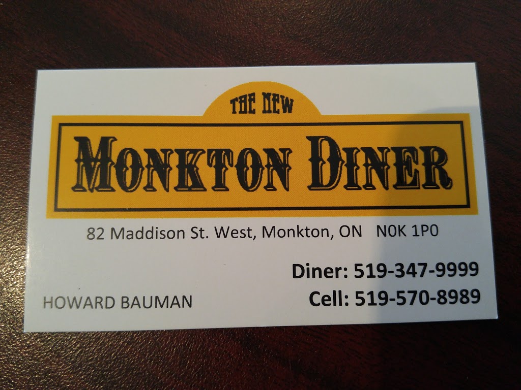 Monkton Diner | 82 Maddison St W, Monkton, ON N0K 1P0, Canada | Phone: (519) 347-9999