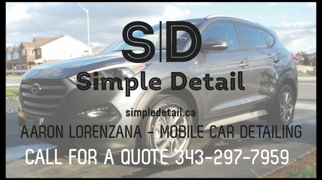 Simple Detail | 175 Maravista Dr, Nepean, ON K2J 5R3, Canada | Phone: (343) 297-7959