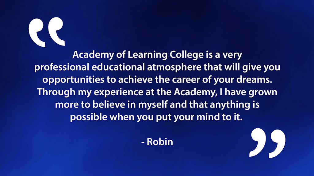 Academy of Learning College | 389 Eveline St, Selkirk, MB R1A 1N7, Canada | Phone: (204) 785-8223