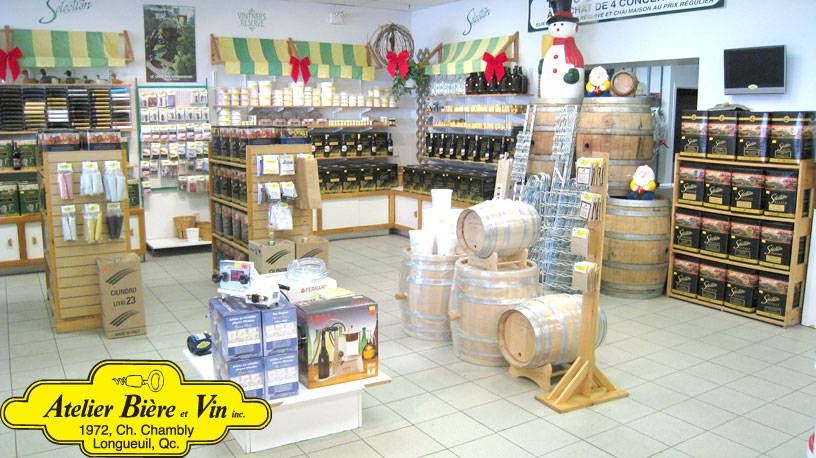 Atelier Bière et Vin | 1972 Chem. de Chambly, Longueuil, QC J4J 3Y2, Canada | Phone: (450) 674-2020