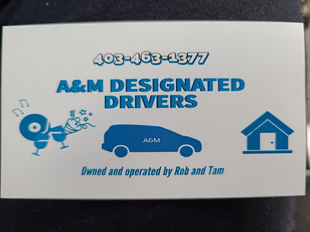 A&M Designated Drivers | 1101 84 St NE #111, Calgary, AB T2A 7X2, Canada | Phone: (403) 463-1377