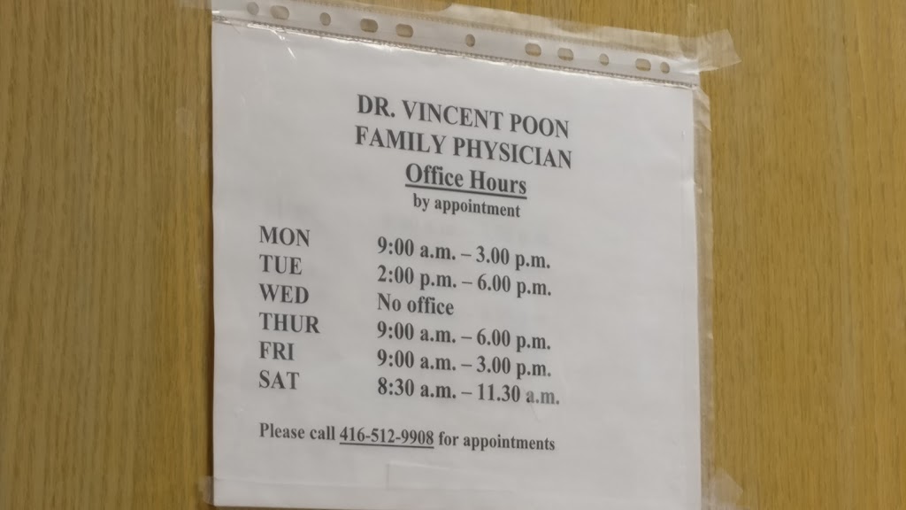 Vincent Poon Dr | 3292 Bayview Av, North York, ON M2M 4J5, Canada | Phone: (416) 512-9908
