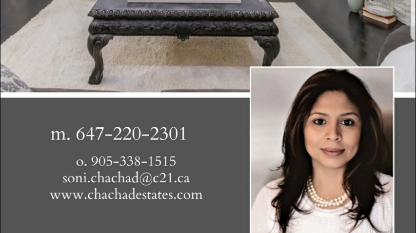 Soni Chachad | 4125 Upper Middle Rd, Burlington, ON L7M 4X5, Canada | Phone: (647) 220-2301