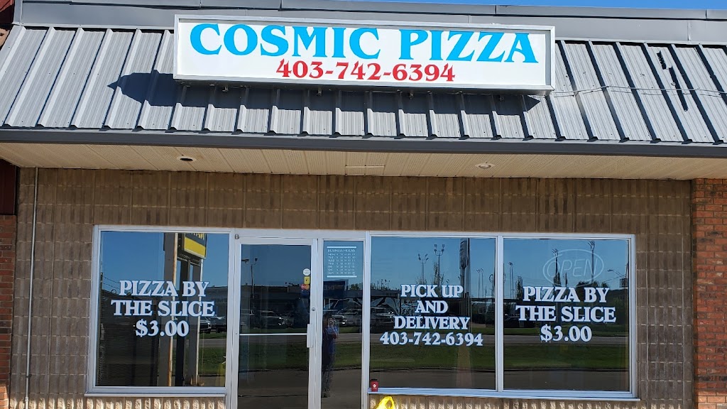 Cosmic Pizza Stettler | 6116 50 Ave, Stettler, AB T0C 2L2, Canada | Phone: (403) 742-6394