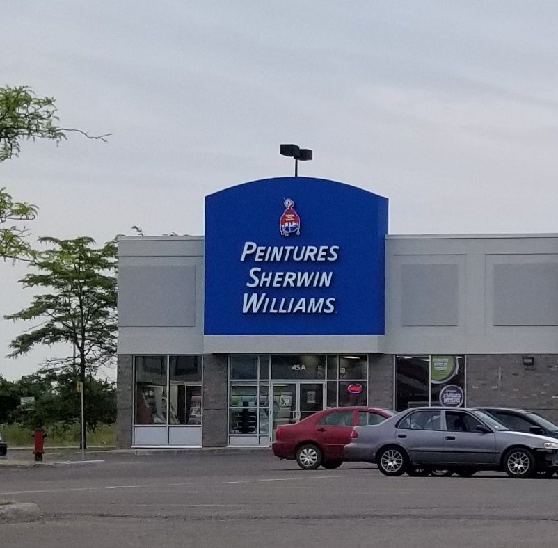 Sherwin-Williams Paint Store | 45A Boul du Plateau, Gatineau, QC J9A 3G1, Canada | Phone: (819) 778-2882