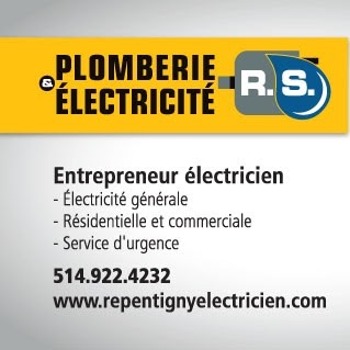 Plomberie & Électricité R.S | 221 Rue Ménard, Longueuil, QC J4L 1J6, Canada | Phone: (514) 922-4232