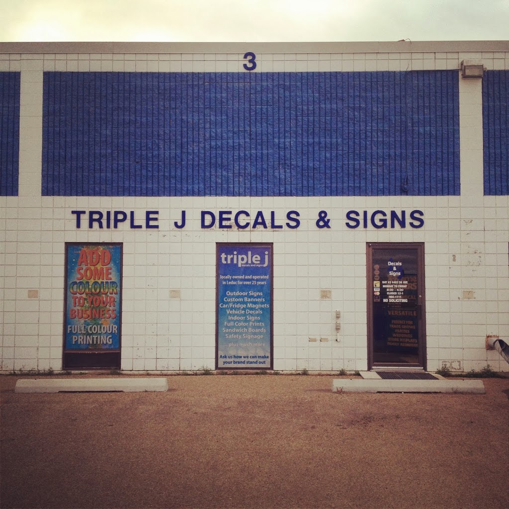 Triple J Decals & Signs | 4403 56 Ave, Leduc, AB T9E 6T7, Canada | Phone: (780) 986-1111