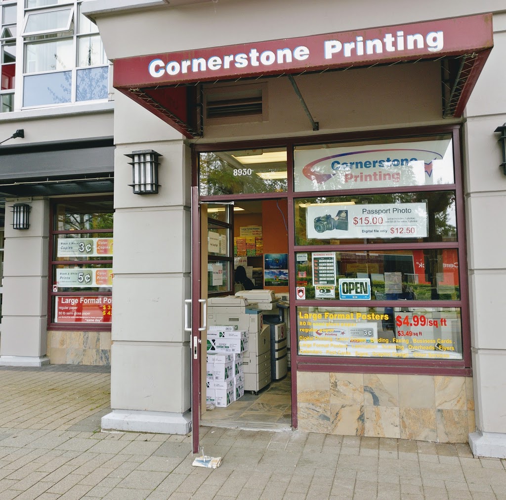 Cornerstone Printing | 8930 University High St, Burnaby, BC V5A 4Y6, Canada | Phone: (604) 568-3929