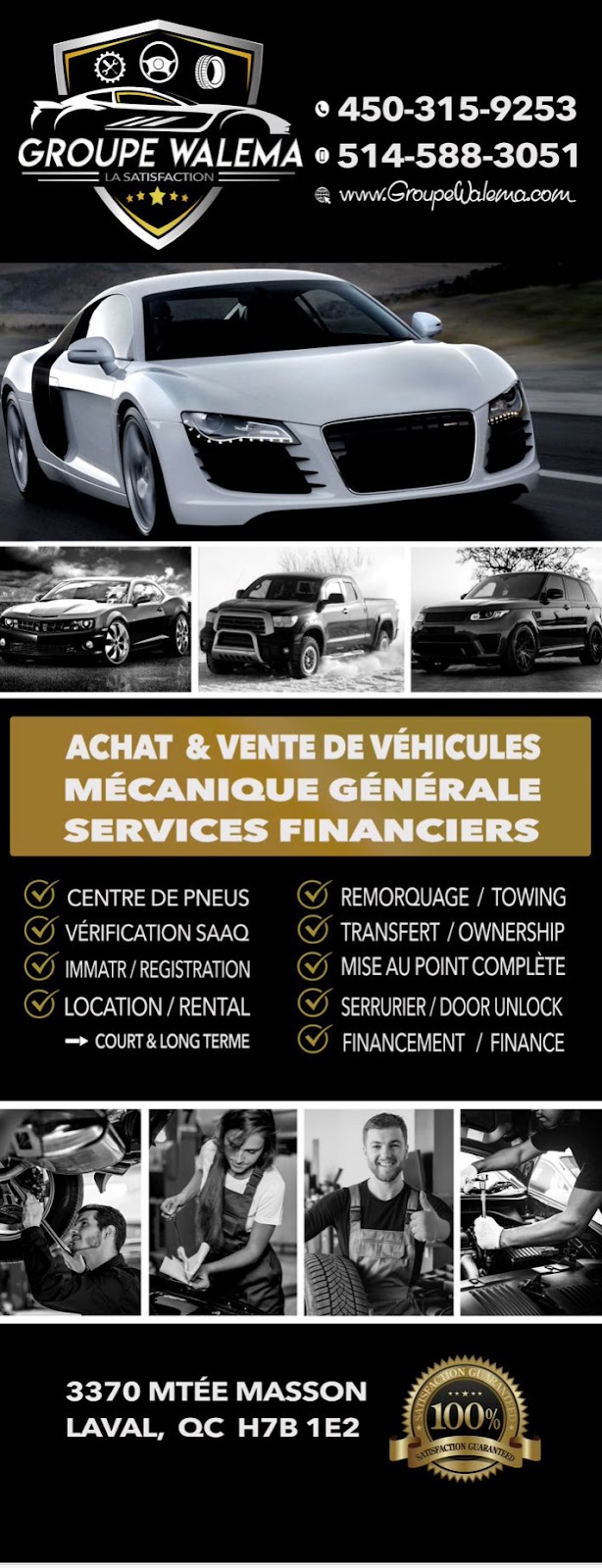 Groupe Walema | 3370 Mnt Masson, Laval, QC H7B 1E2, Canada | Phone: (450) 315-9253