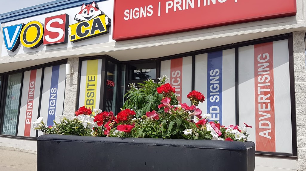 VOS Print & Sign Inc / VOS Signage | 12502 118 Ave NW, Edmonton, AB T5L 2K6, Canada | Phone: (780) 452-6022