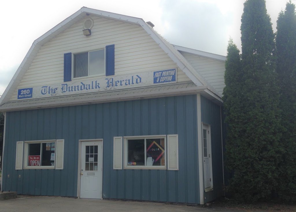 Dundalk Herald & The Advance, serving Grey Highlands | Box 280, 260 Main St E, Dundalk, ON N0C 1B0, Canada | Phone: (519) 923-2203