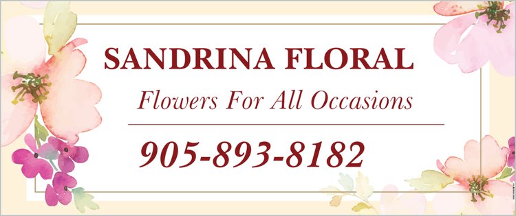 Sandrina Floral | 13931 Innis Lake Rd, Caledon East, ON L7C 2Z7, Canada | Phone: (905) 893-8182